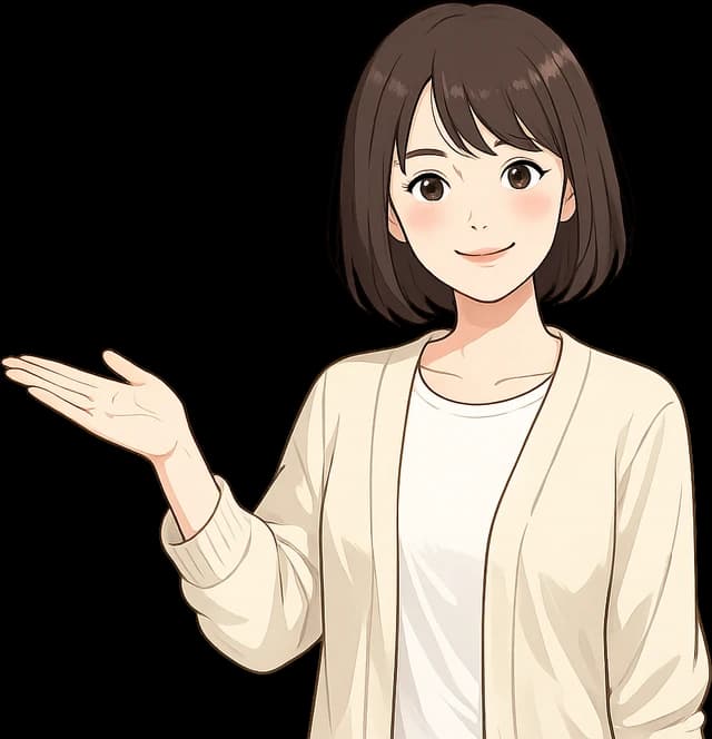 案内役の編集部スタッフ ミナ